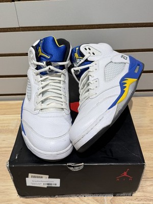 Size 10M/11.5W - Jordan 5 Retro Laney (2013) Sz 10 136027-189 Pre-Owned