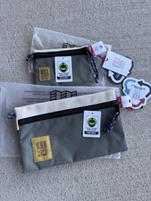 NEW Topo Designs Accessory Bag Set- Set Of 2:Micro Small Bone White/Beetle