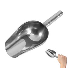 Pet Food Dry Dog Scoops for Animals Stainless Steel Metal Spoon