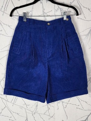 Cabin Creek VTG Cotton Corduroy Pleated Bermuda Shorts | Women's 9