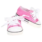 Pink Canvas Sneakers Fits 18" American Girl Doll Clothing Shoes