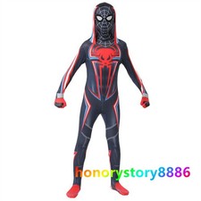 Spider-Man 2099 Tights Bodysuit Zentai Jumpsuit Party Cosplay Kids Clothing Gift
