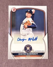 Chayce McDermott 2023 Bowman Paper Prospect Auto PPA-CMT ORIOLES