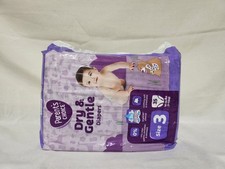 NEW Parent  s Choice Diapers Sz 3 Dry  Gentle 35 Ct Leak Barrier Soft Breathable