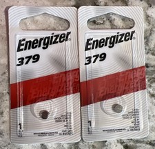 Lot Of 2 ENERGIZER 379 WATCH BATTERIES