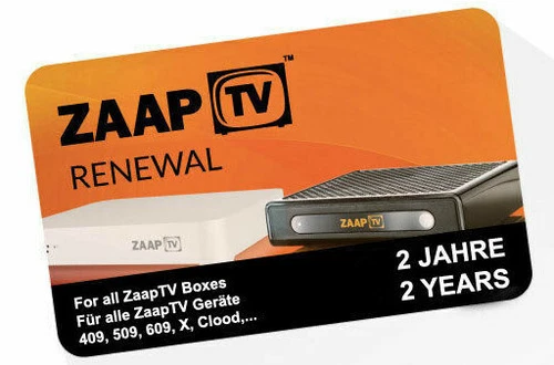 ZaapTV 2 Jahre years ARABIC Verlängerung Renewal / Alle Geräte Emailversand