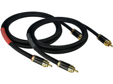 GOLDKABEL CINCH Black Edition MKIII, Stereo, High End, Cinch Kabel, 1,0m