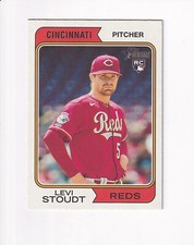 2023 Topps Heritage HIGH NUMBERS ROOKIE RC LEVI STOUDT