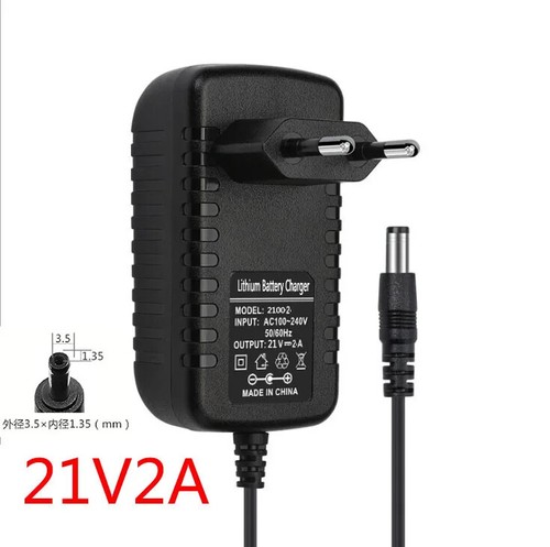 4.2V 8.4V 12.6V 16.8V 21V 2A DC 5.5mm Or 3.5mm Power Adapter Li-ion Red Charging - Picture 25 of 26