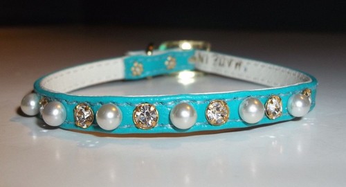 Cuello de perro de imitación perlas y cristales de joyas ostentoso mascota pequeña x ¡Pequeño lindo! - Imagen 17 de 63