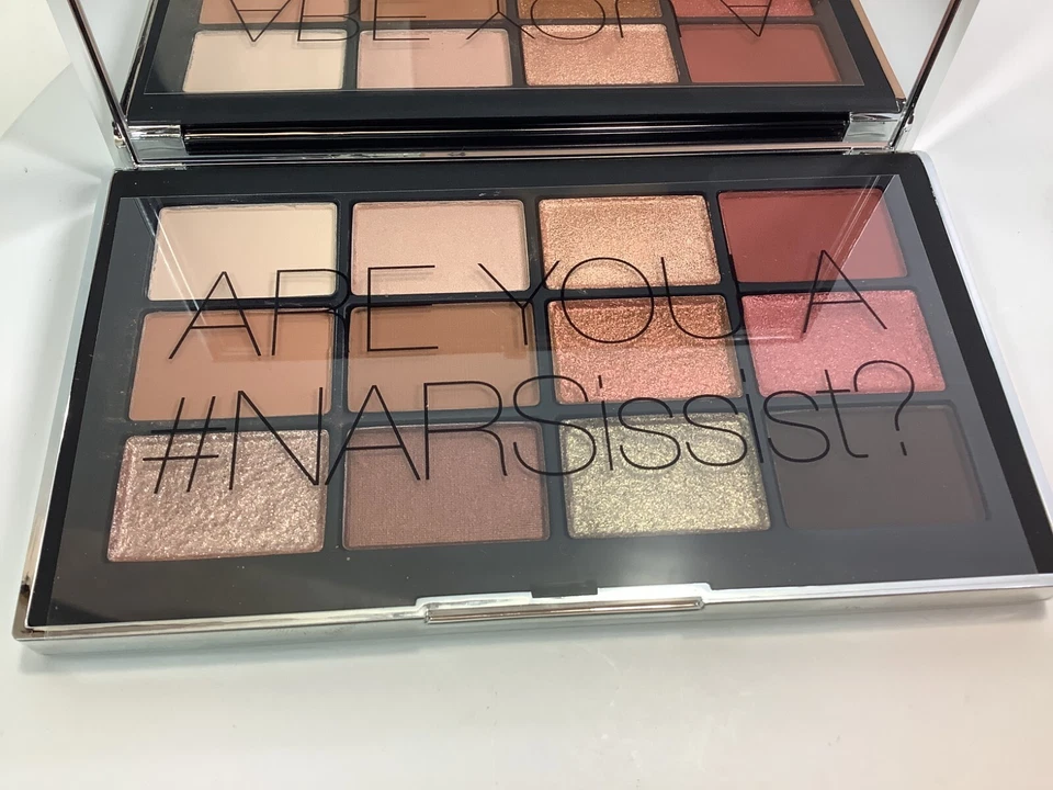 NARS Narcissist WANTED Eyeshadow Palette 12 Shades with NARS Lipstick & Pouch - Image 3 of 4