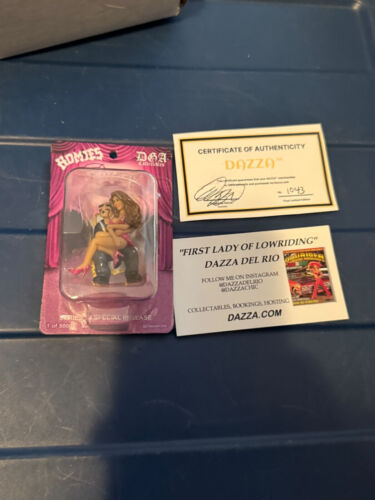 Homies Series figure of Pelon/Dazza SIGNED 1043/5000 RARE AUTHTICATION INCLUDED