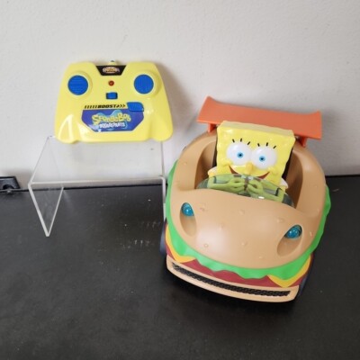 Spongebob SquarePants Remote Control Krabby Patty Car tested & Works!