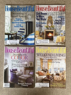 House Beautiful Magazine 2003 all 12 issues