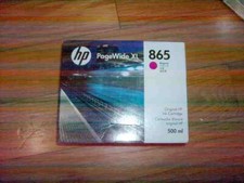 11-2022 GENUINE HP 3ED83A 865 500ml Magenta Cartridge PageWide XL 4200 4700 5200