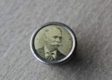 Vintage Stud Button Pettibone Mfg  Co  Cincinnati Ohio Picture Of A Man