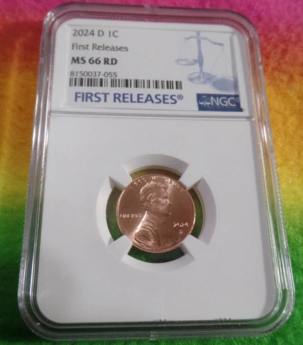 2024-D Lincoln Shield Cent NGC First Releases MS 66 RD !!!NICE!!!