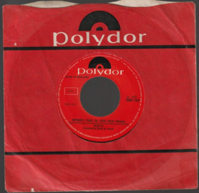   7'' 1970 Heintje MOTHERS TEARS / ONLY MEMORIES ARE OUR FRIENDS Polydor UK VG++ 