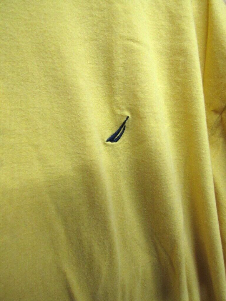 Vintage Nautica Sailboats Yellow T Shirt XL #3754 | eBay