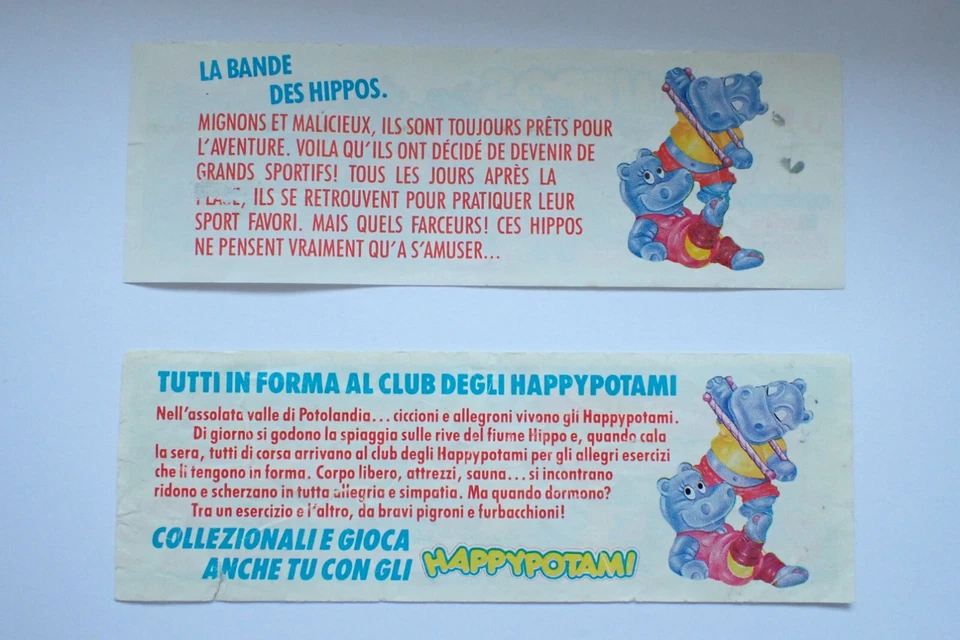 BPZ~La Bande des Hippos~ FRA~1992 + I Simpatici Happypotami~ITA~1991 - Photo 2/2