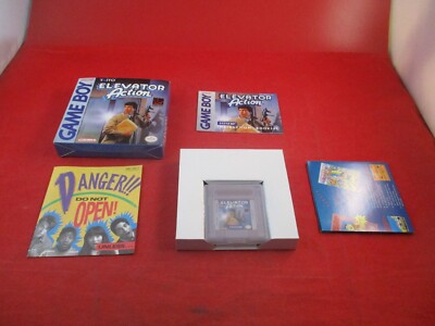 Elevator Action (Nintendo Game Boy) COMPLETE w/ Box manual game WORKS!