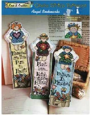 CROSS STITCH KRITTER BOOKMARKS ANGELS  LEAFLET RARE!!!