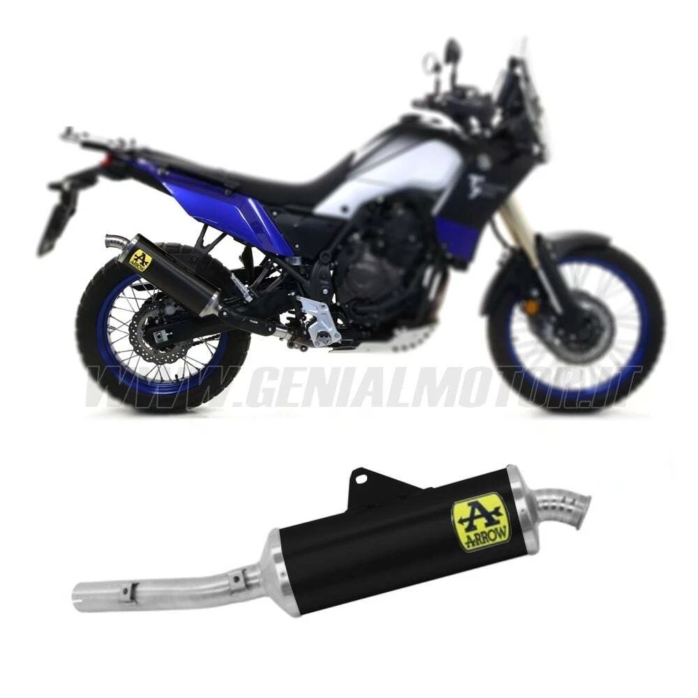 Exhaust Arrow App IndyR Alu N F Tita YAMAHA Tenere 700 2019 2023