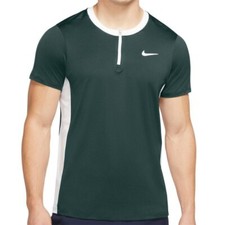 Nike DD8321-397 Court Dri-Fit Advantage Polo Tee Pro Green/ White L