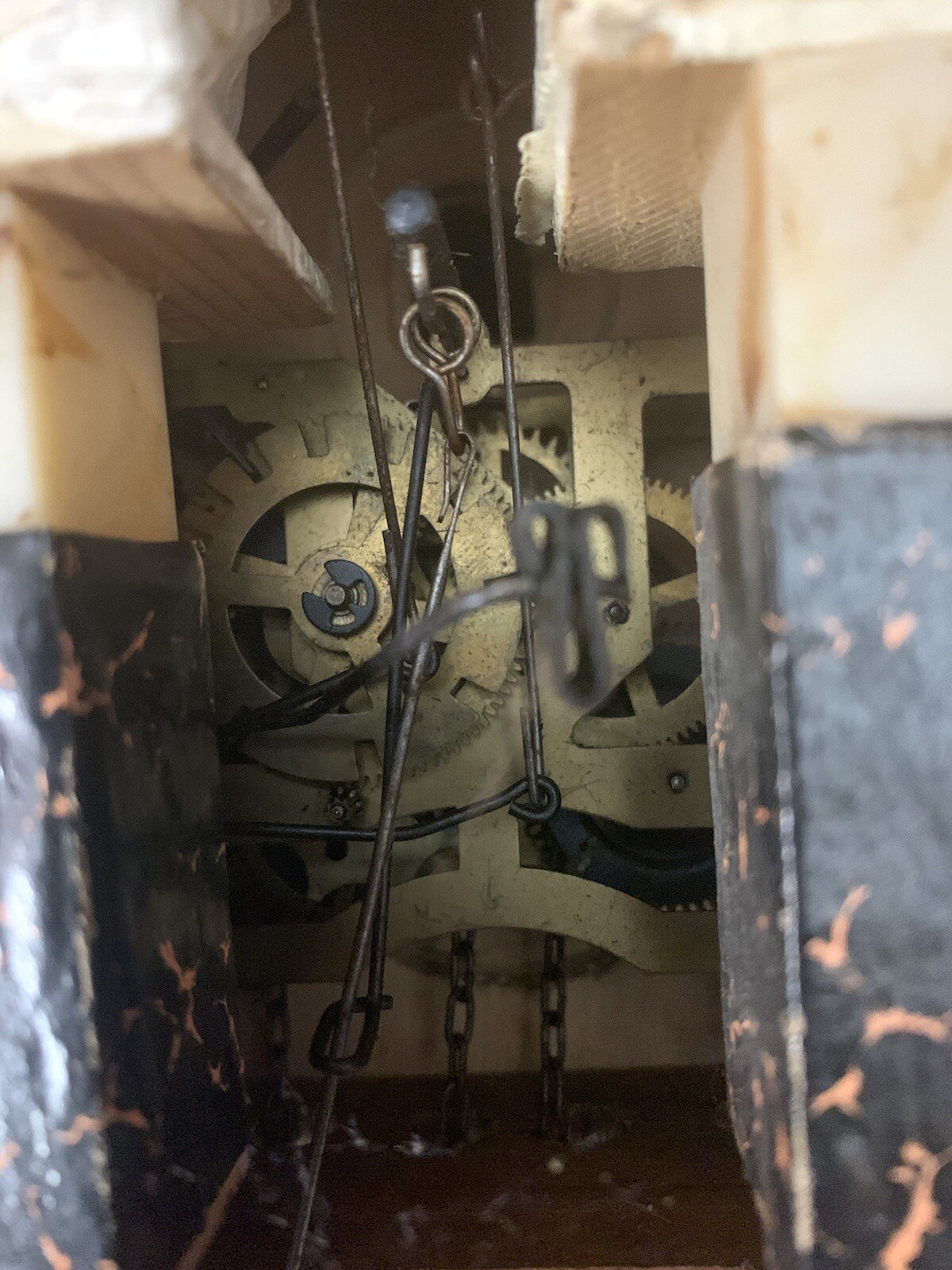 Vintage Cuckoo Clock Case parts for Repair Wood RabbitBird Germany eBay