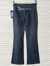 Basic Moves Studded DANCER Black Pants Girls Size 6/7 NEW