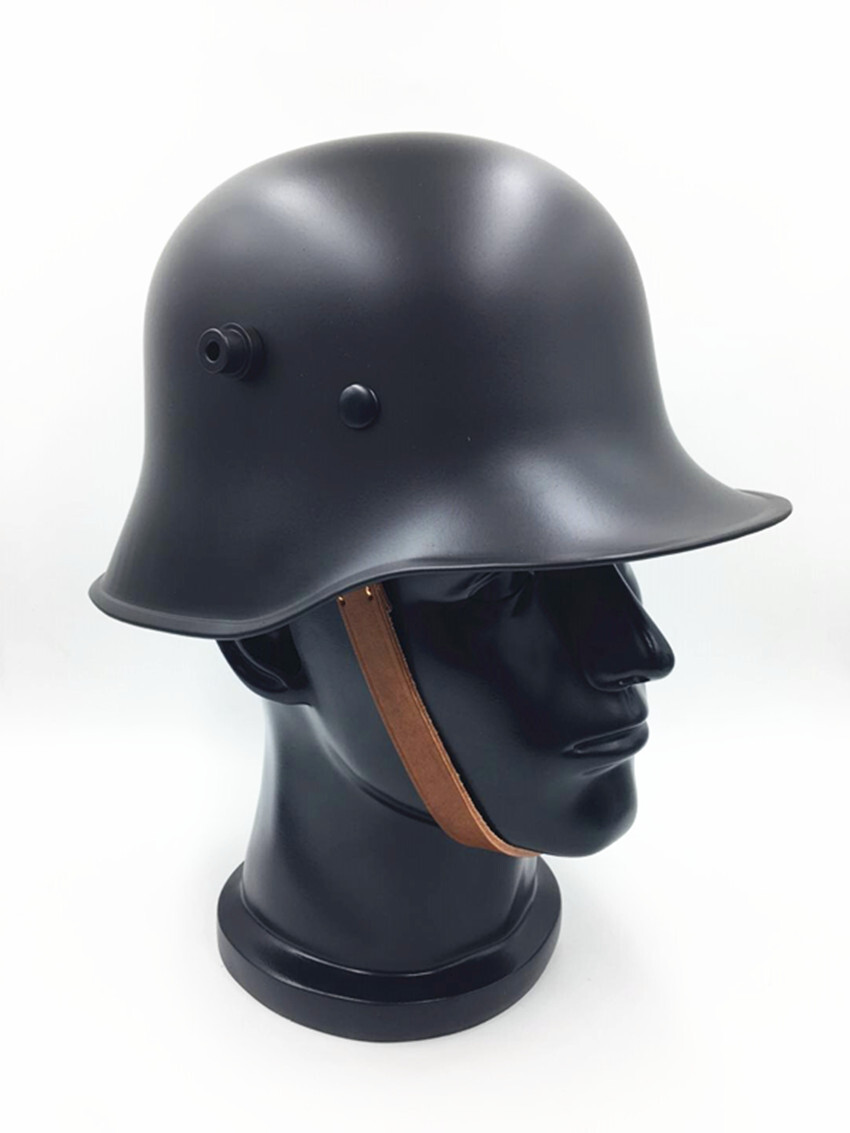 WW1 GERMAN M16 M1916 STAHLHELM STEEL COMBAT HELMET M-1916 BLACK