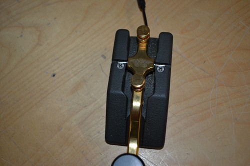 Begali Keys Spark Morse Code CW Straight Key ~ NICE ~ Barely Used ~ (l) - Zdjęcie 6 z 14