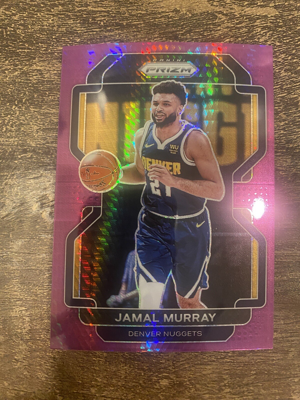 2021-22 Prizm Jamal Murray #102 Orange Hyper Denver Nuggets SSP