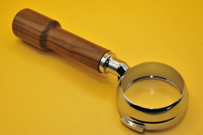 Bodenloser Siebträger 58mm, Nussbaum, E61 ECM, BFC, Rocket, Lelit, Rancilio...