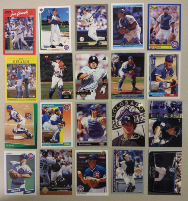 20 Card Lot of Different JOE GIRARDI Yankees A must for any collector! FREE S&H!