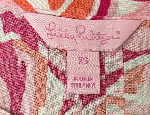 Lilly Pulitzer Dress 3/4 Sleeve Women Size XS - Picture 3 of 4