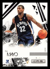 O.J. Mayo #44 2009-10 Panini Rookies & Stars Memphis Grizzlies Basketball
