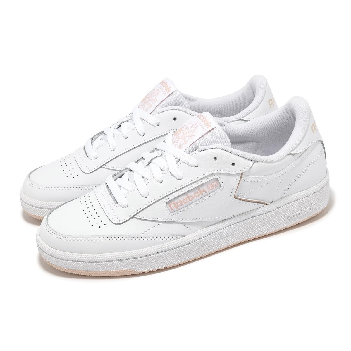 Modern Beige Reebok Classic Leather Metal Rose Gold Reebok Club C