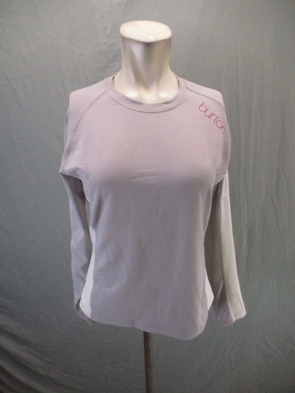 burton stretch crew neck long sleeve slim athletic shirt