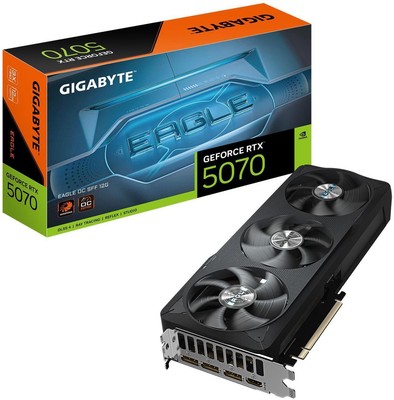 GIGABYTE Eagle GeForce RTX 5070 12GB GDDR7 PCI Express 5.0 ATX Graphics Card