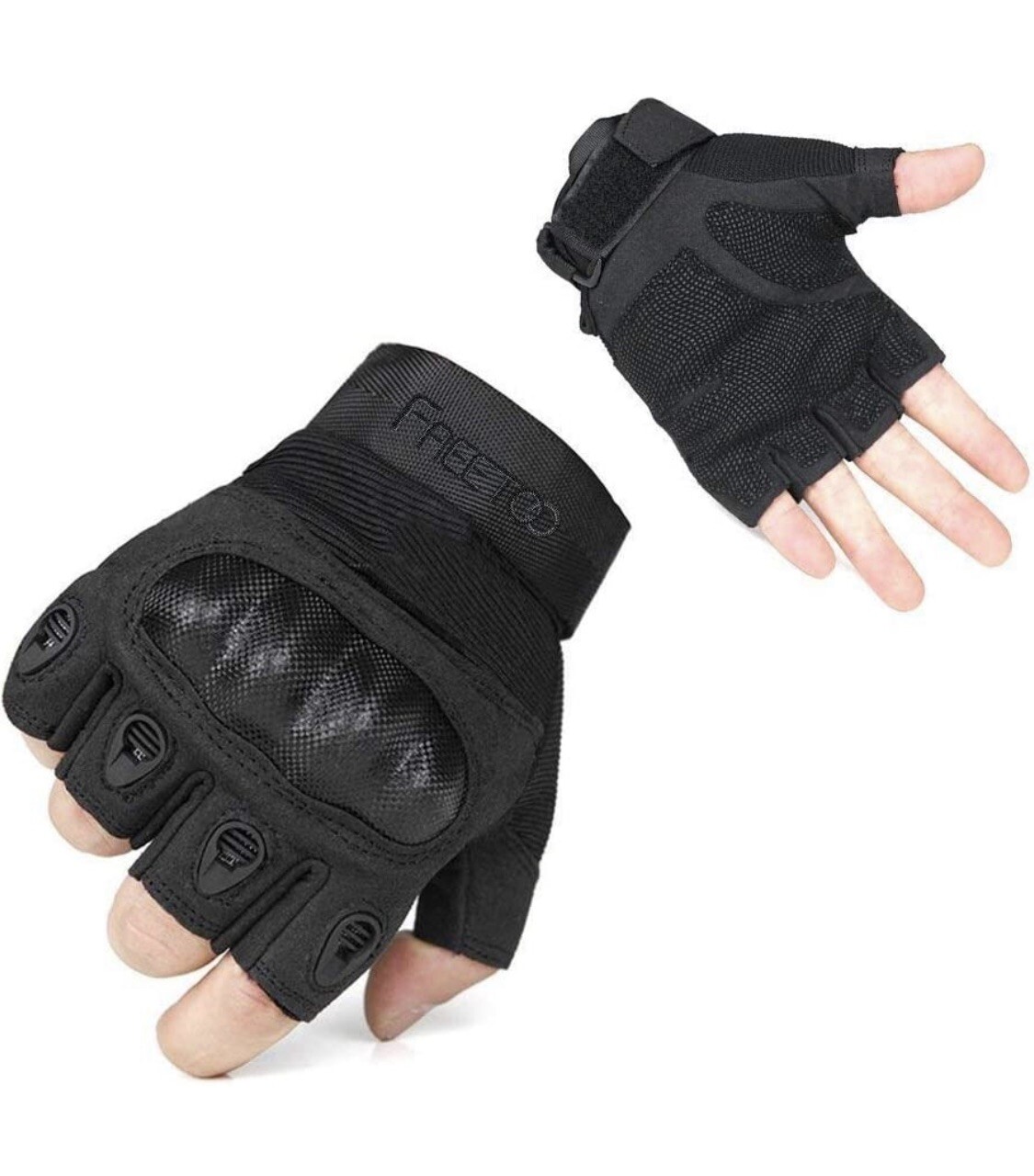 FREETOO Fingerless Tactical Gloves for Men Military Airsoft Gloves