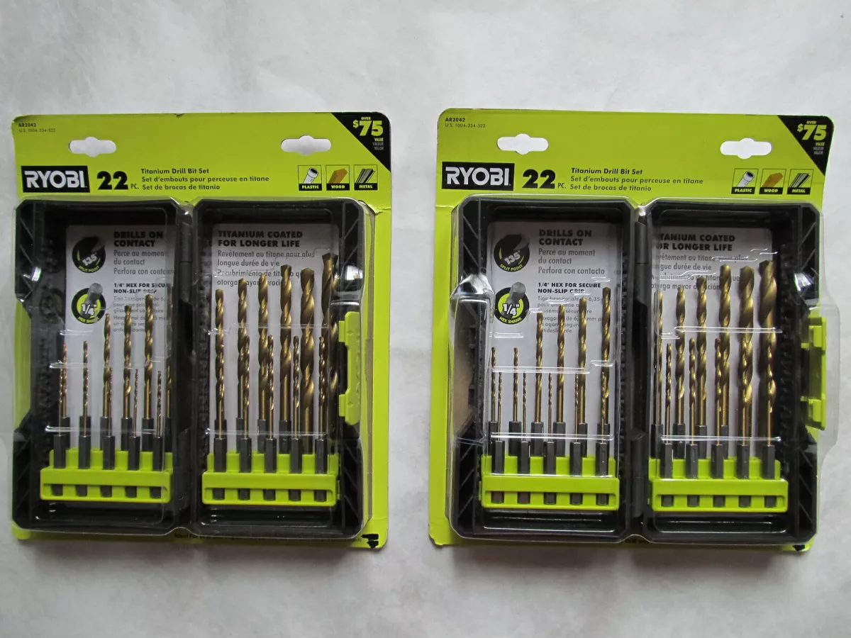 Ryobi quick 2025 connect drill bits