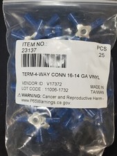 16-14 Ga. Insulated 4-Way Terminals - pack of 25 2317