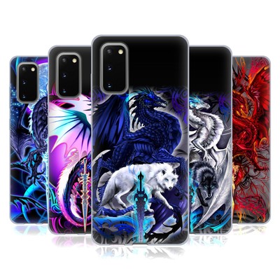 OFFICIAL RUTH THOMPSON DRAGONS WITH SWORDS SOFT GEL CASE FOR SAMSUNG PHONES 1
