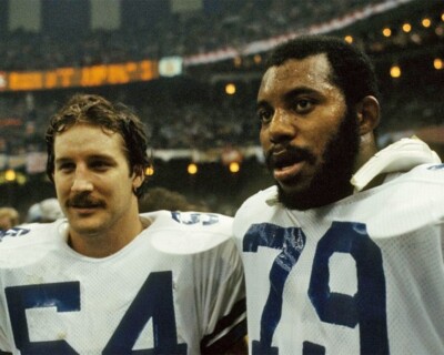 Dallas Cowboys RANDY WHITE and HARVEY MARTIN 8x10 Photo Super Bowl