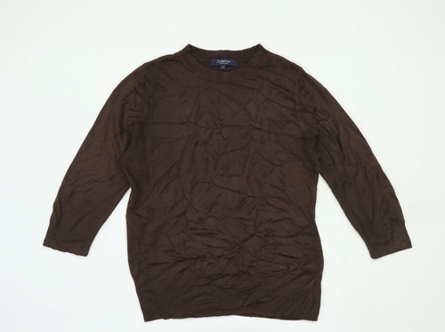 Debenhams Womens Size 14 Brown Jumper 