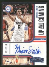 2018-19 Panini Contenders Zhaire Smith Up and Coming Contenders #/199 Auto