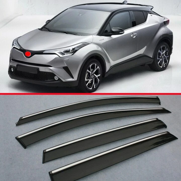 Toyota CHR 2016-2020 Premium Quality wind deflectors 4pcs UK Stock - Image 4 of 4
