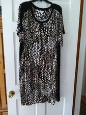 Womans Size 2x Calvin Klein Leppard Print Dress
