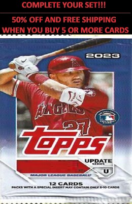    2023 Topps Update #166-330   YOU PICK SINGLES    MIX & MATCH